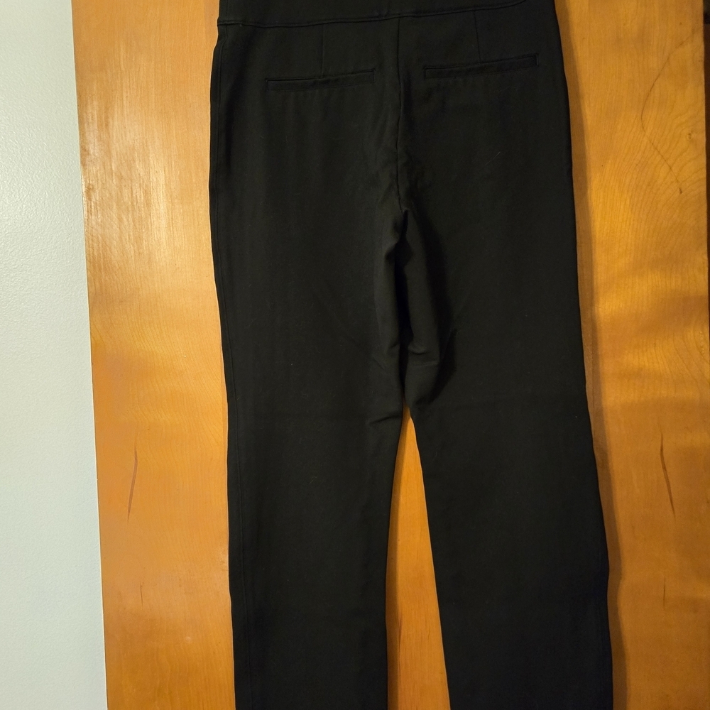 Spanx Supersmooth Ponte Slim Straight Pants Black L - Picture 2 of 6